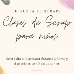 CLASES DE SCRAP PARA NIÑOS