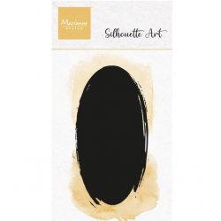 MARIANNE DESIGN SILHOUETTE ART STAMP OVAL