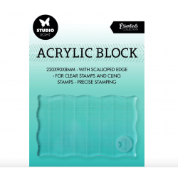 ACRYLIC STAMP BLOCK 50X80MM